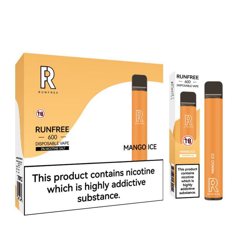 Runfree Rf003 600 Puffs Disposable Big Hit Vape