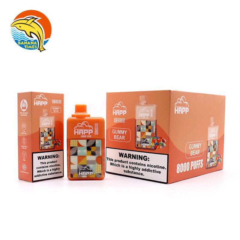 Disposable Vape Brands Bananatimes Happ Rc8000 Pem About 8000 Puffs