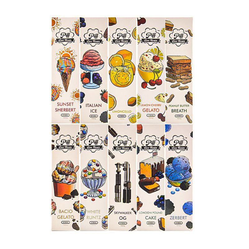 Lipufu 1g Piff White Smooth Hit Disposable Vape