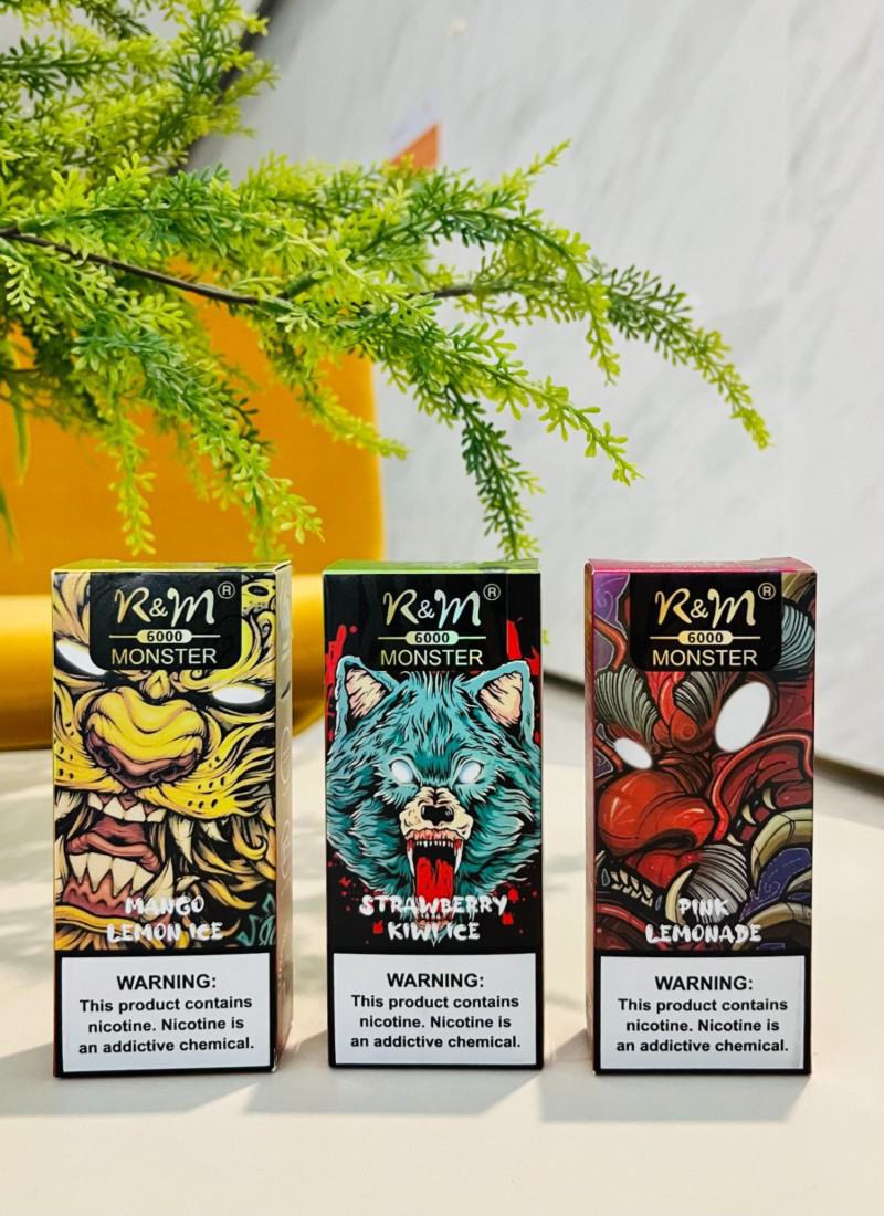 Smok Bars R&m Monster Disposable Pod 6000 Puffs
