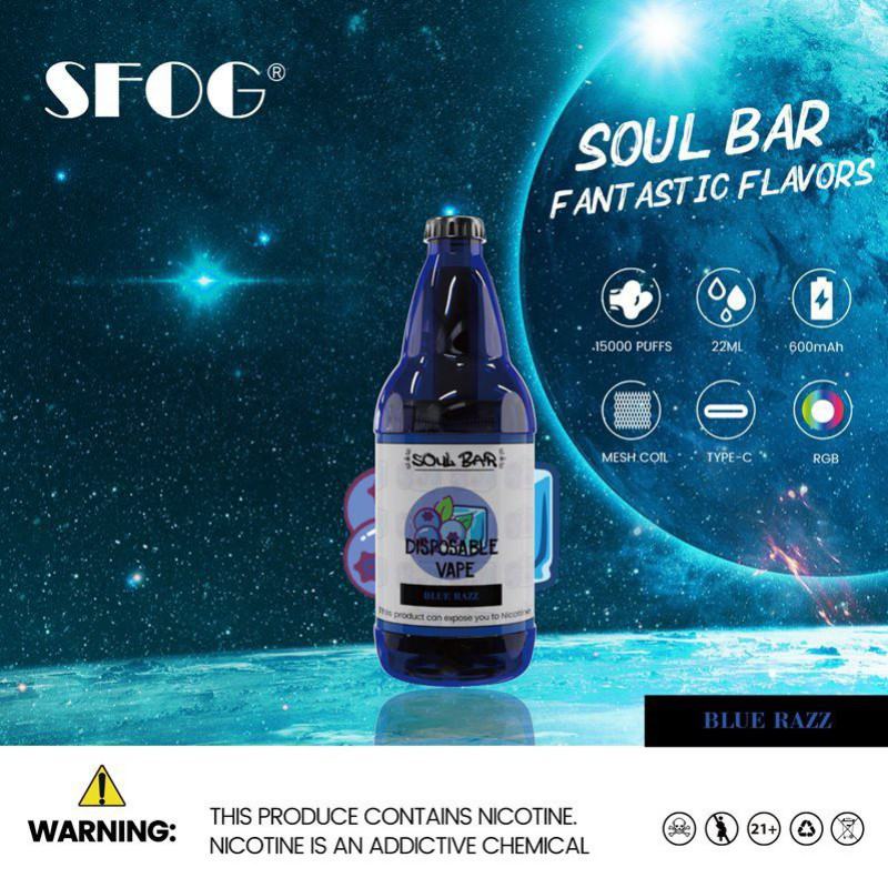Sfog 15000 Puffs Vape Rechargeable