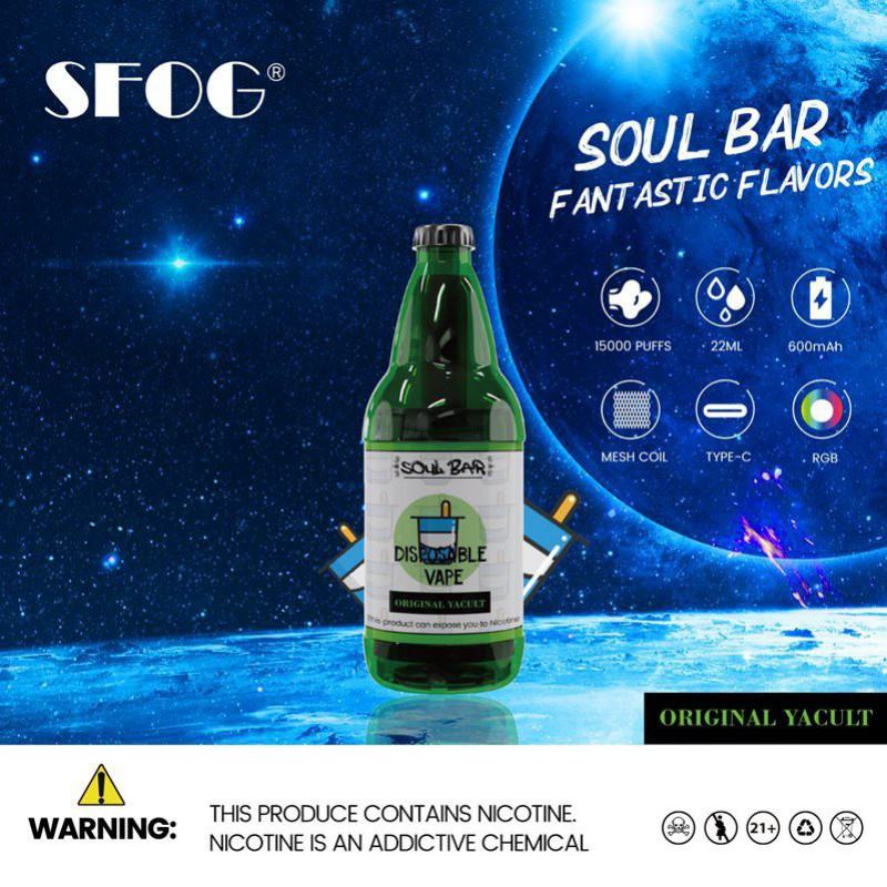 Sfog 15000 Puffs Vape Rechargeable