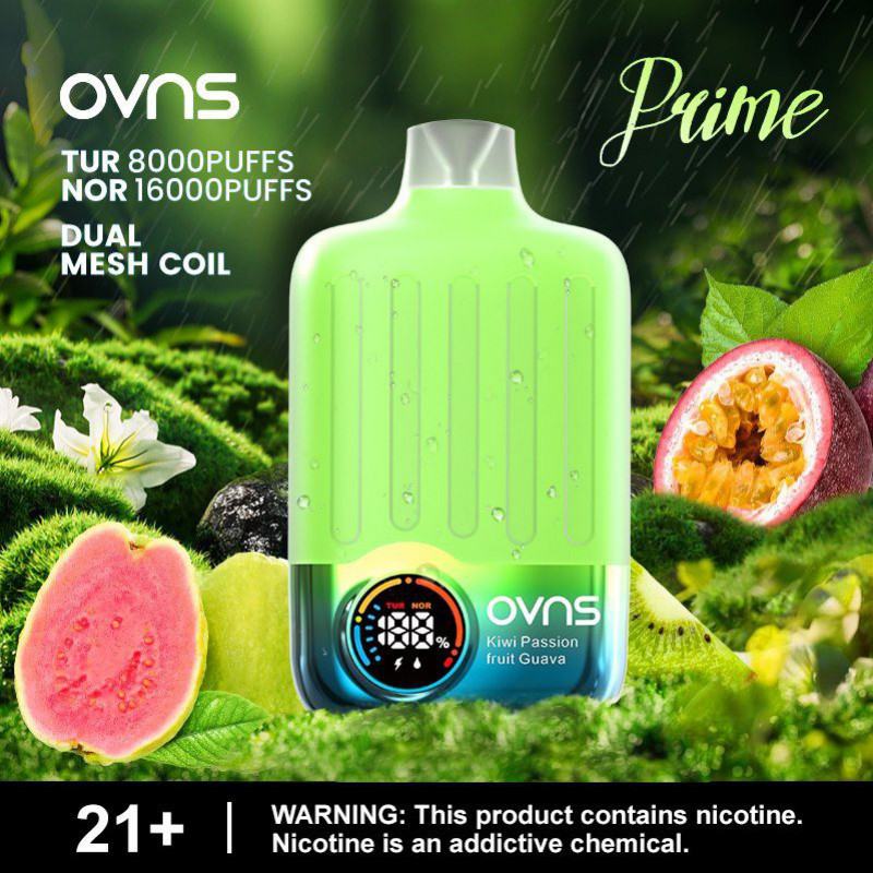 OVNS Pen Ovns Prime 16k 16000 Puffs Hits Vape Puffs