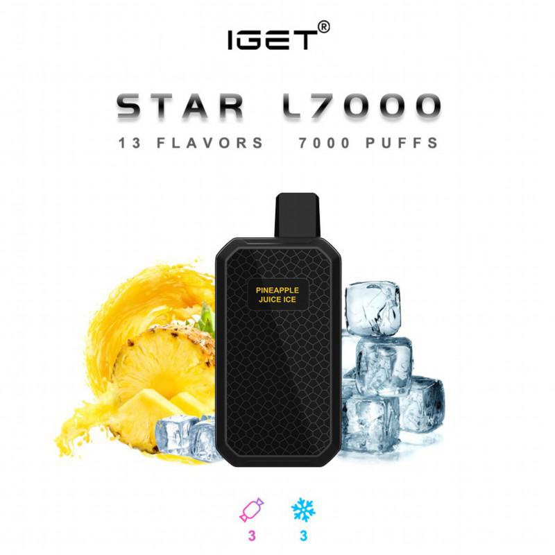 Disposable Iget Vape S Star L 7000 Puffs Bars