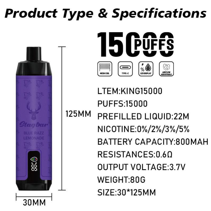  15000 Puffs Disposable Vape Pod