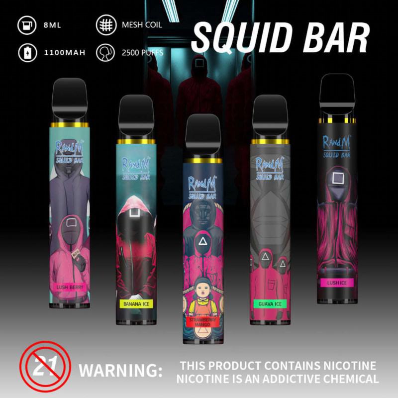 Randm Squid 2500 Puffs Vape Rechargeable