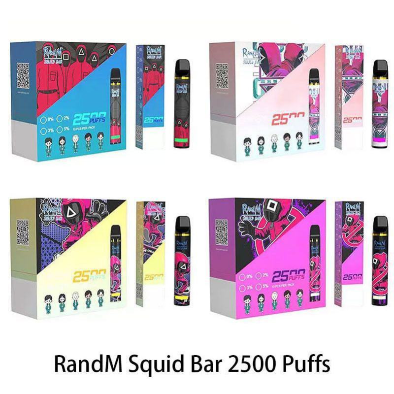 Randm Squid 2500 Puffs Vape Rechargeable