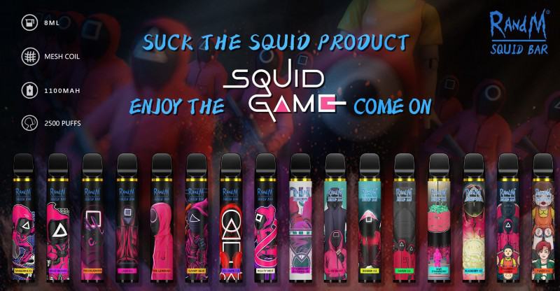 Randm Squid 2500 Puffs Vape Rechargeable