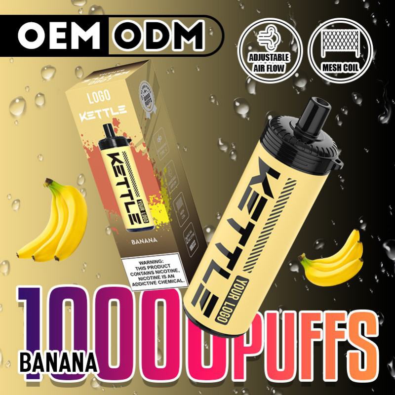 Your Logo Pen Kettle 10000 Puffs Hits Vape Puffs