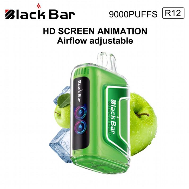 Black & Support Customization R12 12000 Puffs Hits Vape