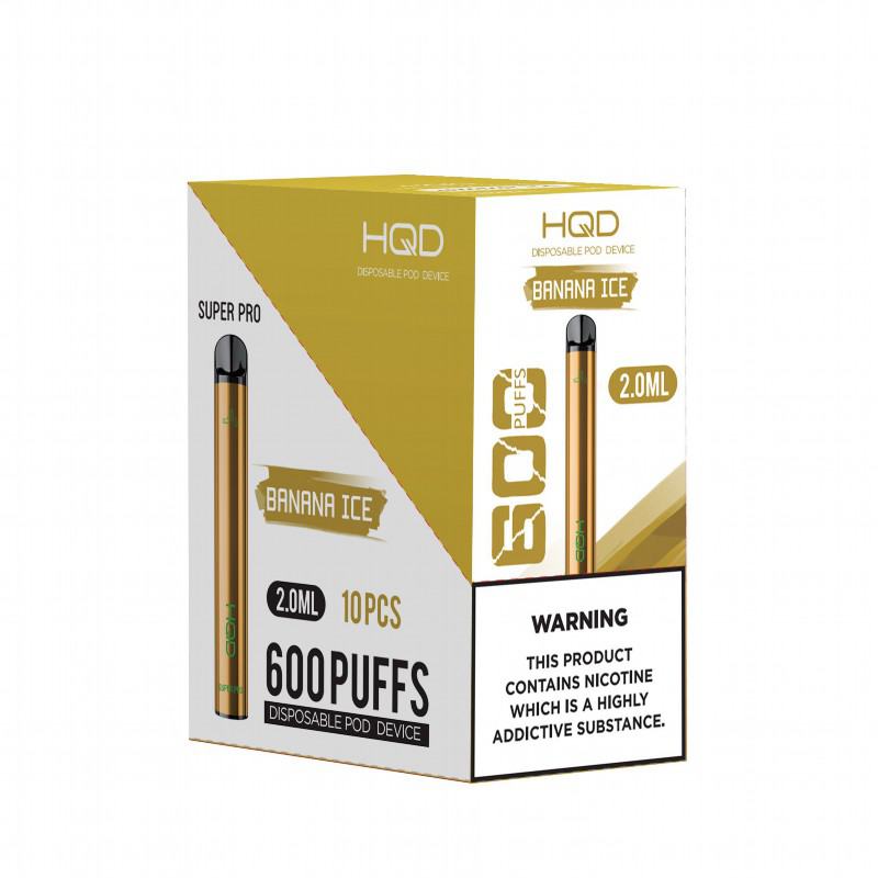 Disposable Hqd Vape H072 Super Pro 600 Pen