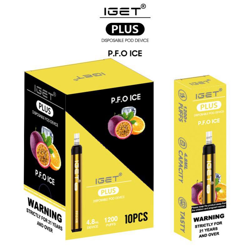 Iget Plus 1200 Puffs Disposable Vape Pens