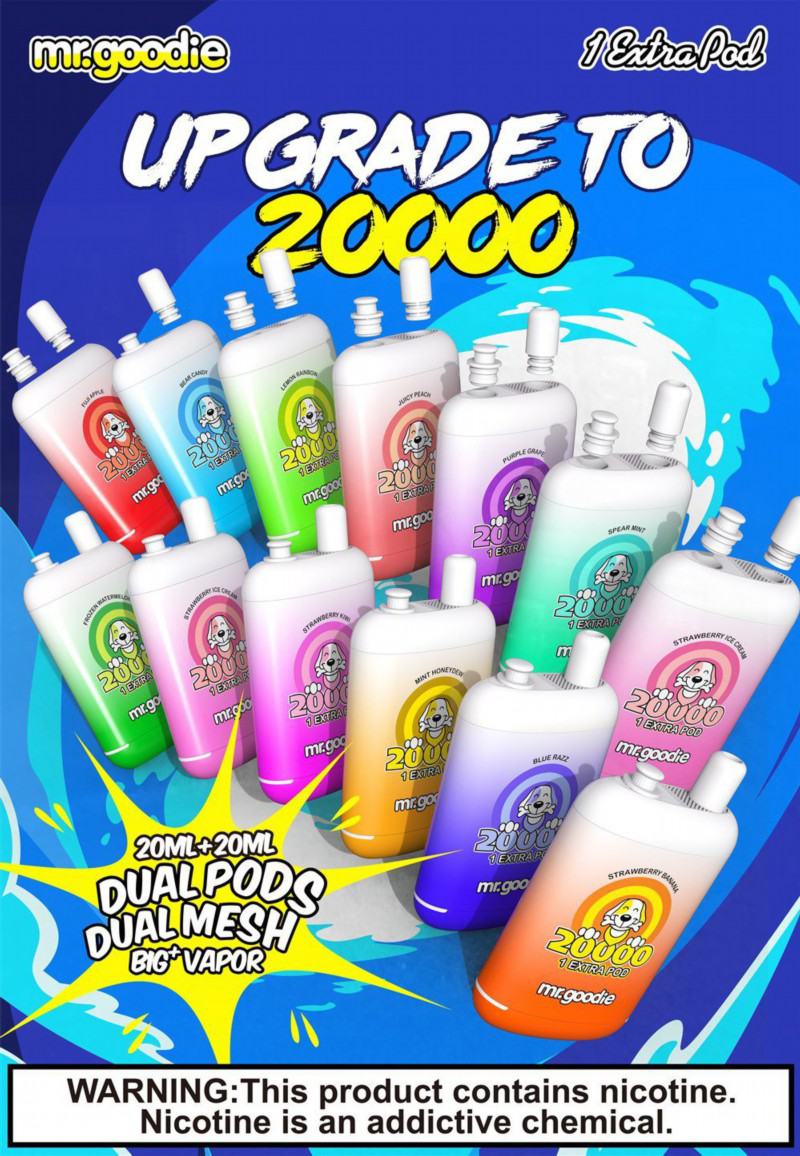 Quizz Vm008 (mr. Goodie) 20000 Puffs Disposable Big Hit Vape