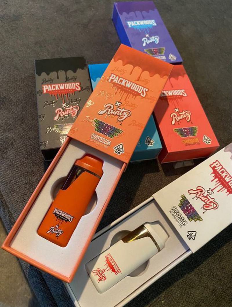 Packwoods X Runtz Packwoods Runtz Disposable Vape Pod