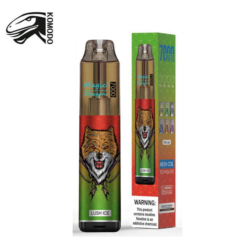 Komodo Disposable Vape Komodo Magic Dragon 7000 Puffs Brands