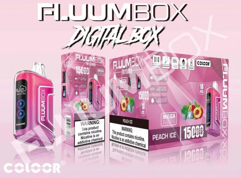 zbood Fluum Digital Box 15000 Vape Big Puff Bar Plus