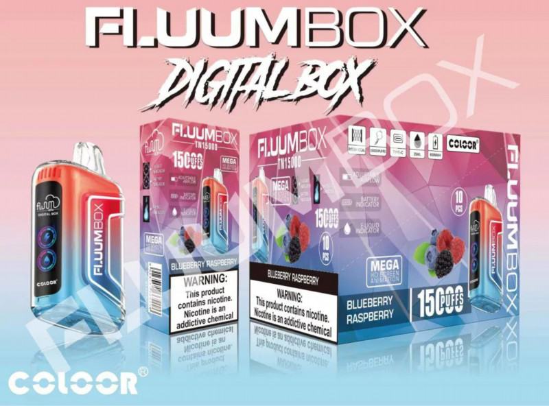 zbood Fluum Digital Box 15000 Vape Big Puff Bar Plus