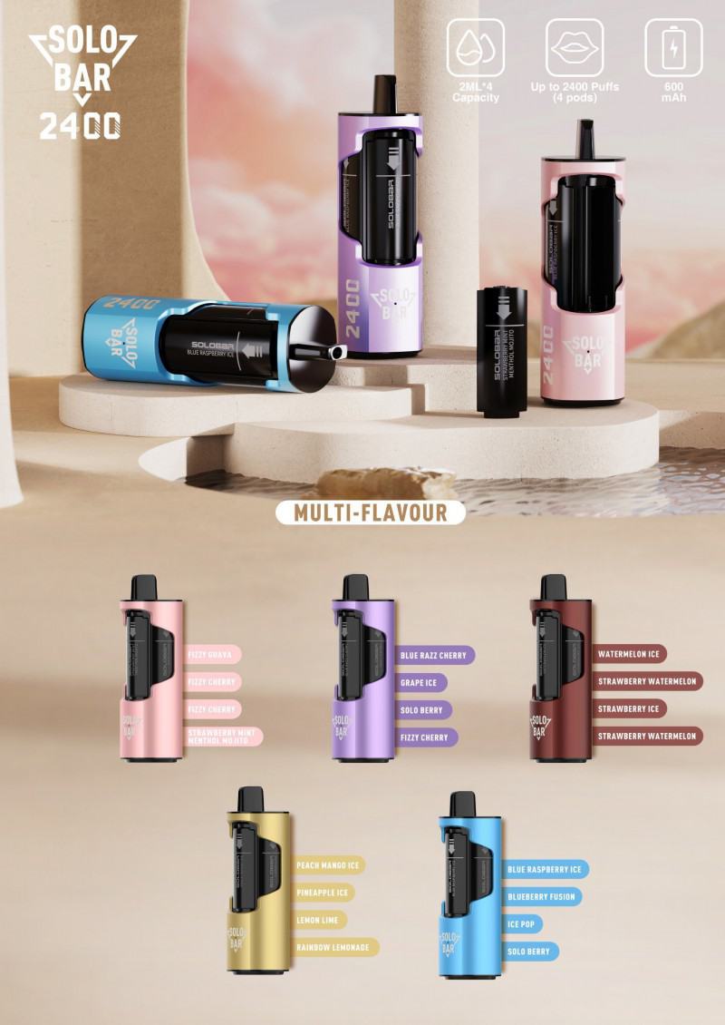 Solo Solo 2400 Puffs Disposable Vapes