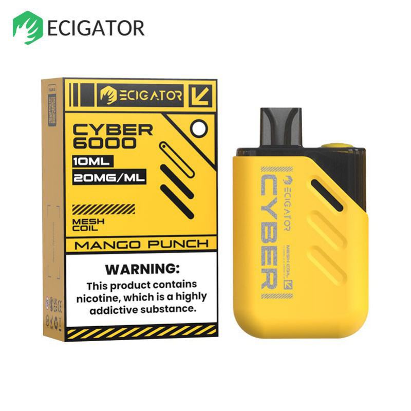 eCigator Ecigator Cyber Bc Disposable 5000 Puffs Vape Rechargeable