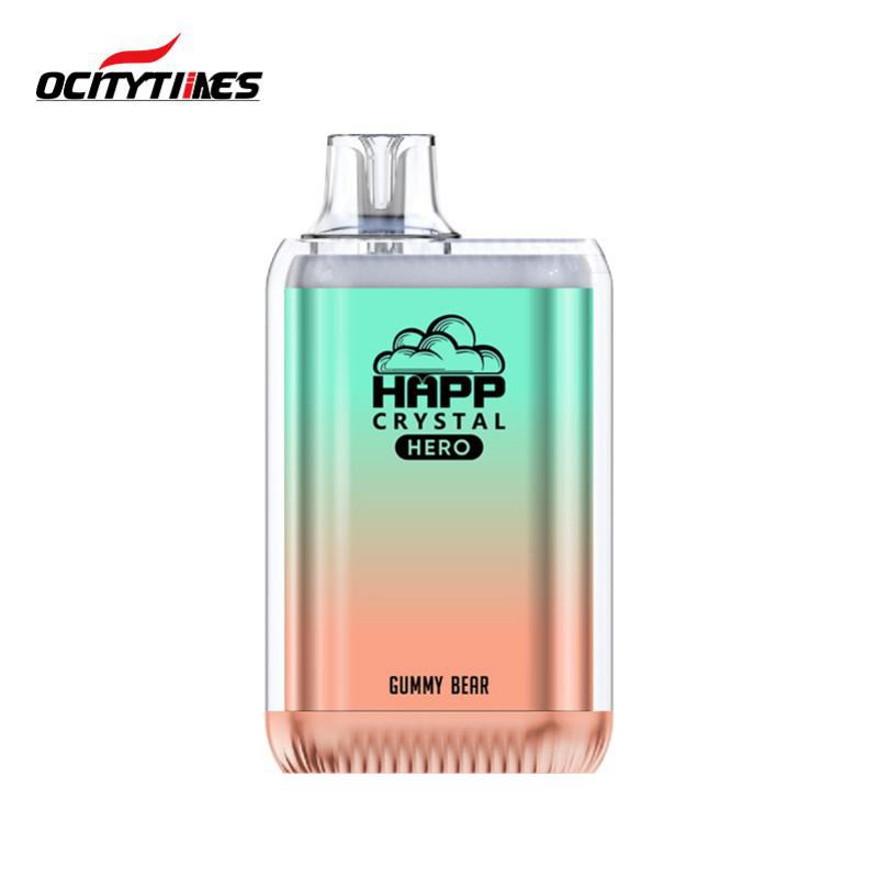 Ocitytimes Happ Crystal Hero 5000 Puffs Vape Bar