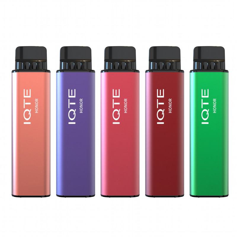 Disposable IQTE Iqte Honor 4000+ Puffs E-cigarette Nicotine