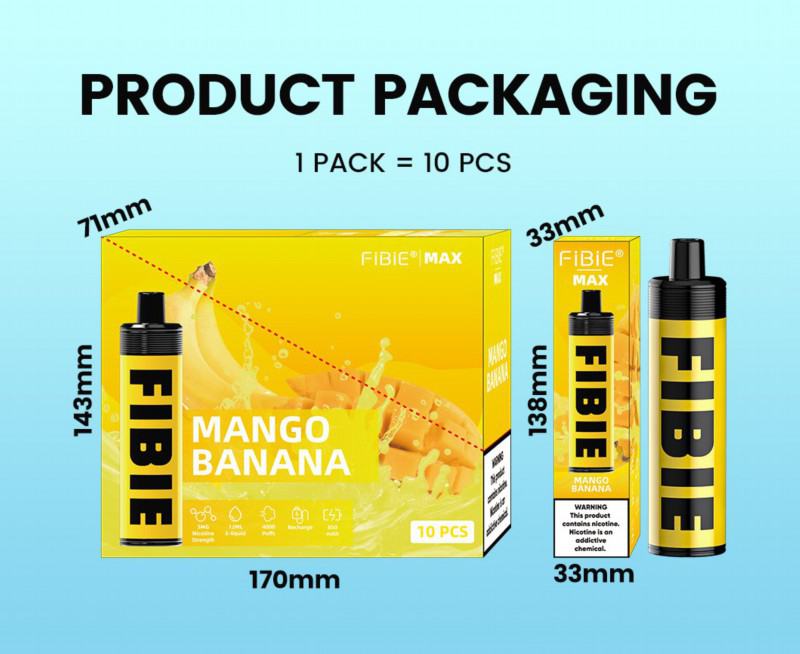 FIBIE Disposable Vape Pen Fibie Max 4000