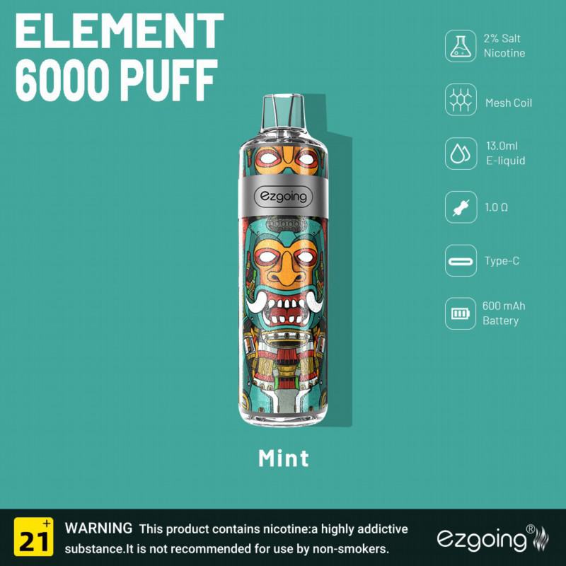 Vape Pens Ezgoing Ezgoing Fk03 Element About 7000 Puffs