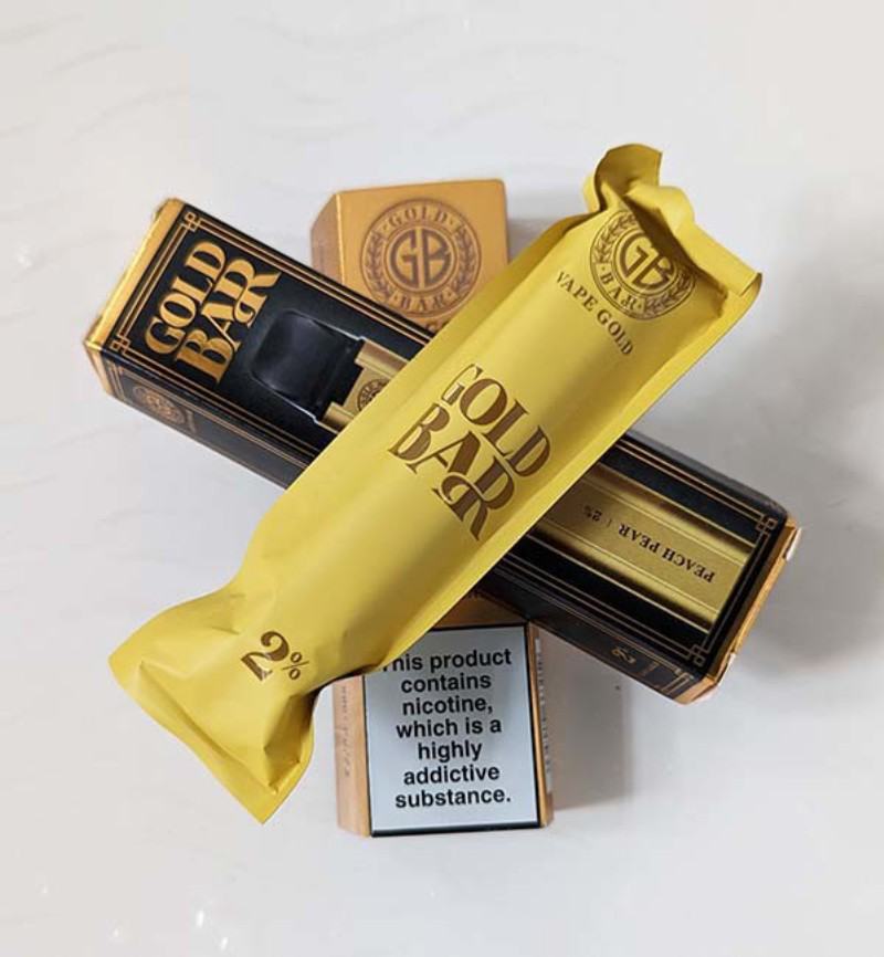 Disposable Big Hit Vape voles Gold 600 Puffs