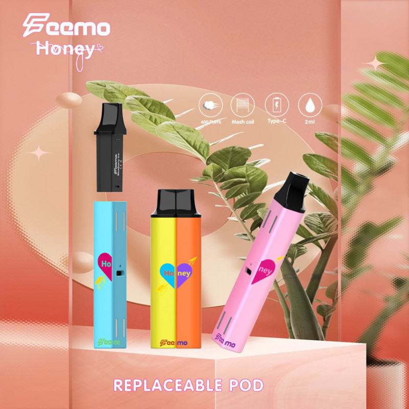 Feemo Pen Feemo Honey 600 Puffs Hits Vape Puffs