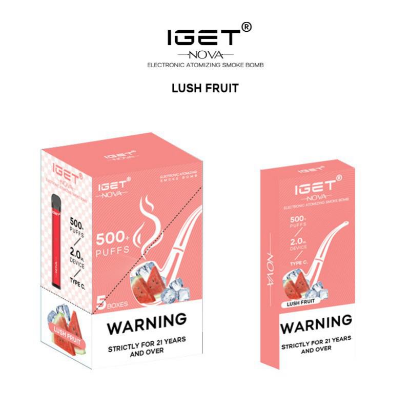 Iget Disposable Vape Pens Nova 500 Puffs