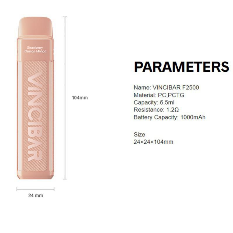 ZOVOO Vinci F 2500 Puffs Box Vape