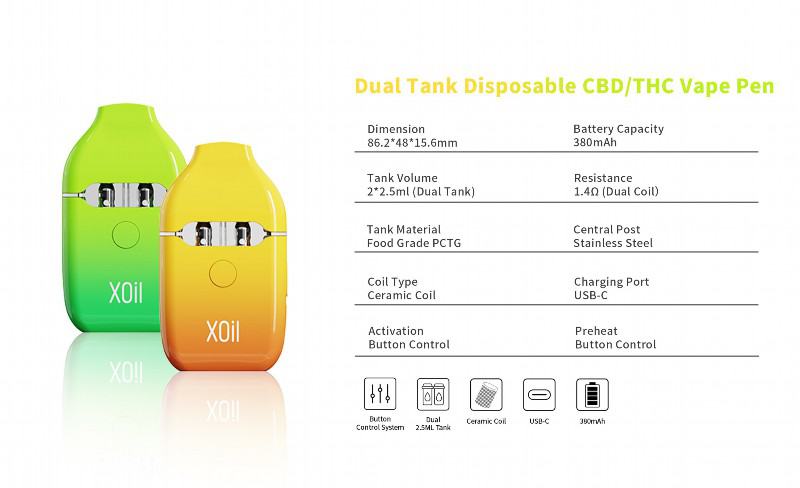 XOil Puff E003 Disposable E-cigarette