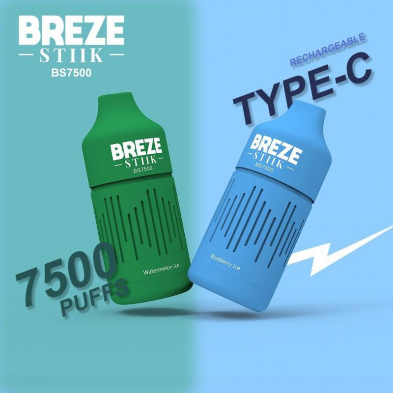 Breze Disposable Vapes Stiik Bs7500 7500