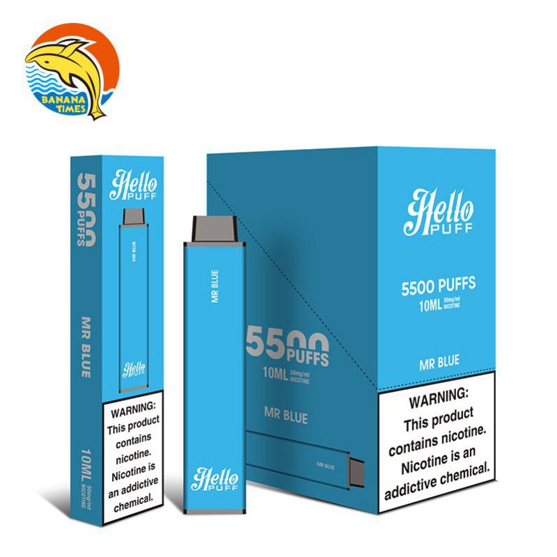 BANANATIMES/Custom Hello - Disposable E 5500 Puffs Electronic Cigarette