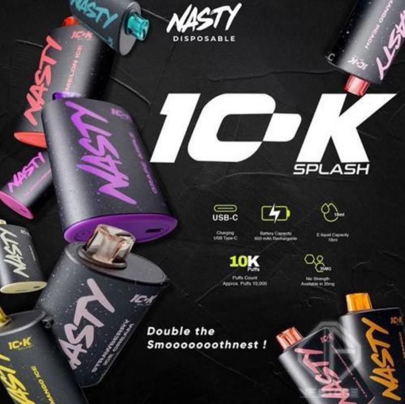 Disposable Vape Brands VAZOL Nasty Splash 10000 Puffs