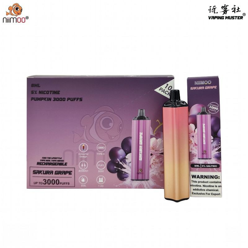 Vapes Niimoo Ndpumpkin 3000 Puffs