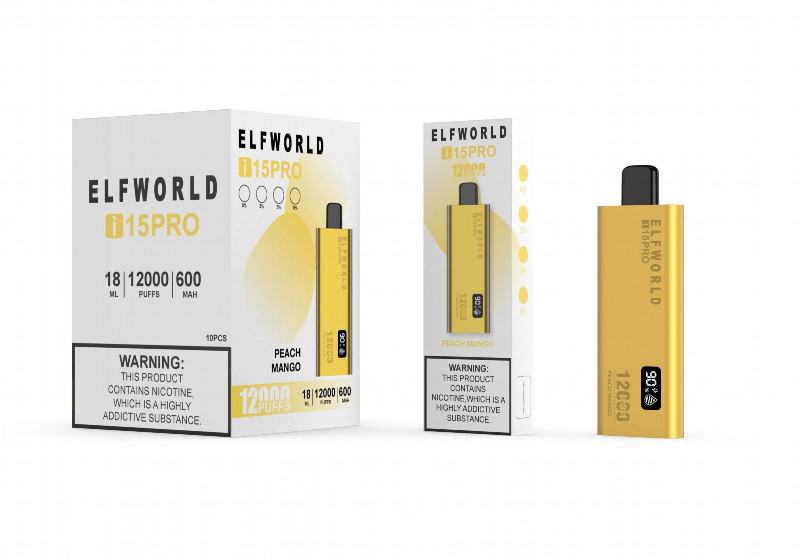 Elfworld Disposable Vapes 15 Pro 12000 12k Disposable R 22000 Puffs