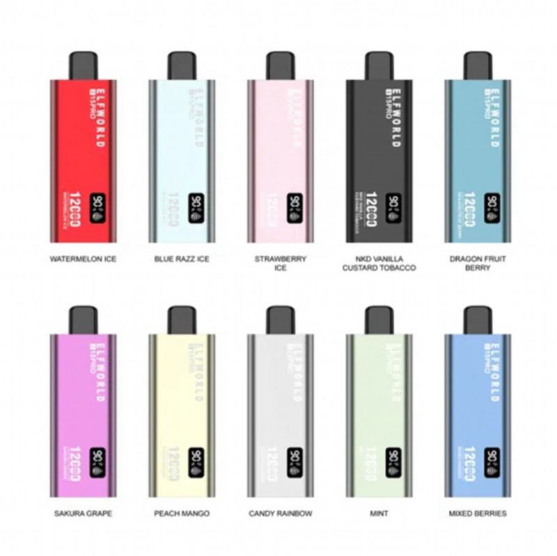 Elfworld Disposable Vapes 15 Pro 12000 12k Disposable R 22000 Puffs