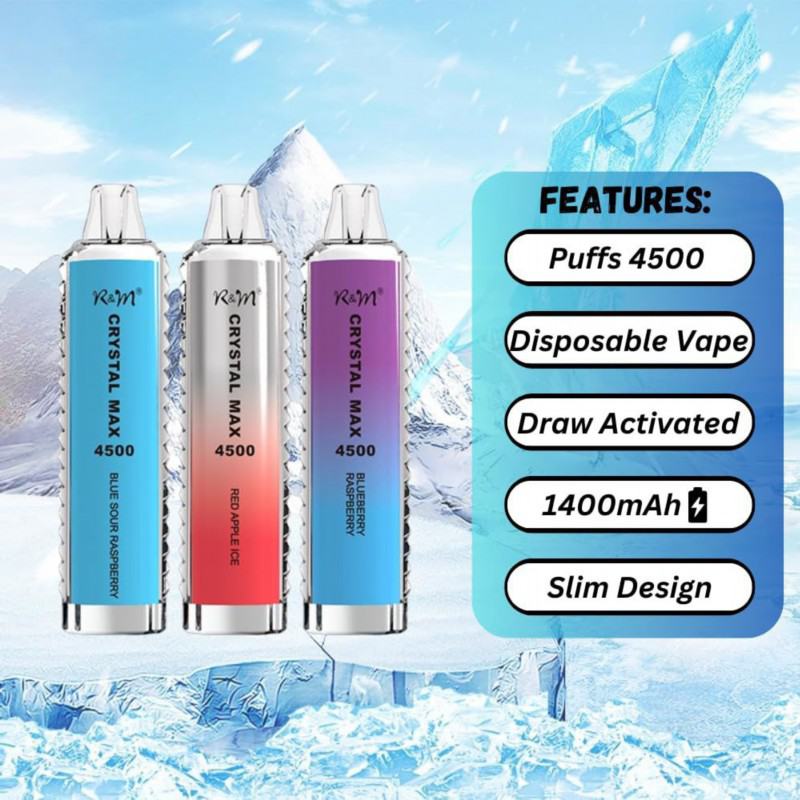 Disposable Vape Pen Smok R&m Crystal Max 4500