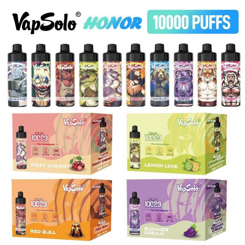 Vapsolo Honor 10000 Puf Disposable Smooth Hit Vape