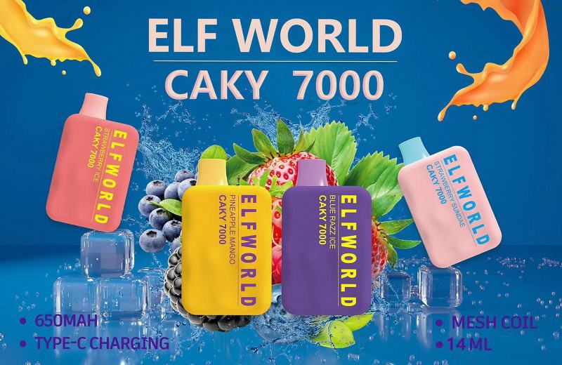 Elfworld Caky 7000 Puffs Box