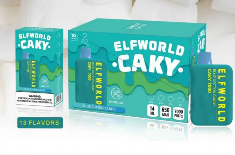 Elfworld Caky 7000 Puffs Box