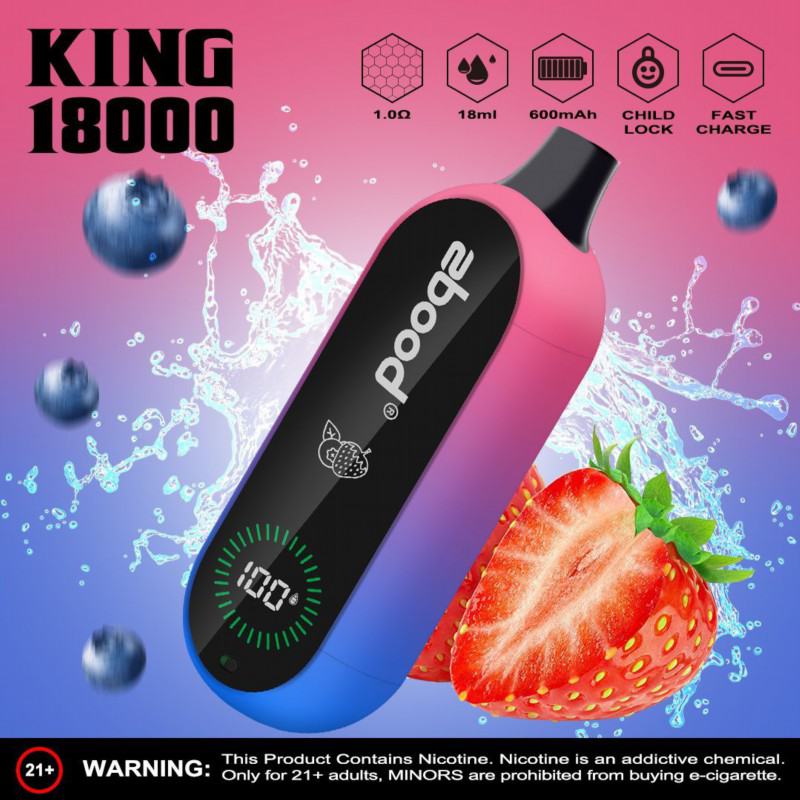 Mrvi Disposable Vape Brands Zbood King 18000