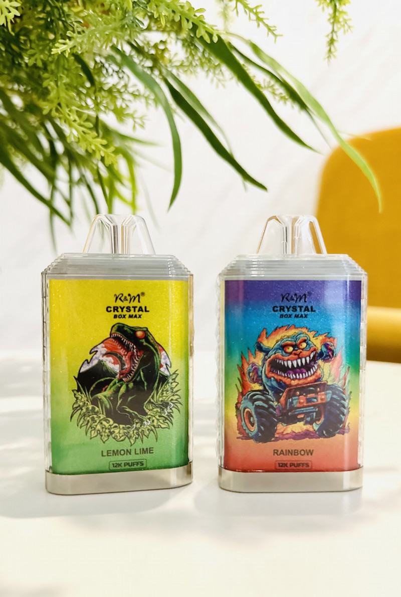 Big Puff Pen Plus R&M SMOKE R&m Crystal Box Max Vape