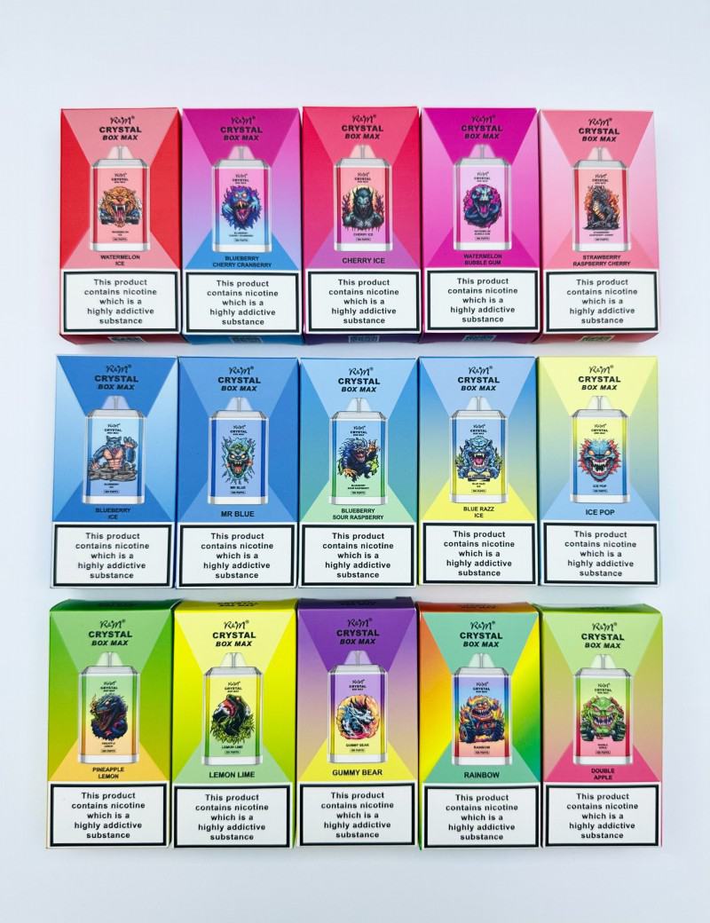 Big Puff Pen Plus R&M SMOKE R&m Crystal Box Max Vape