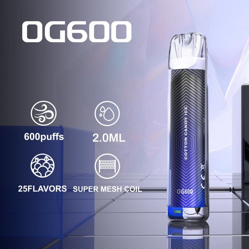 Vapes iVIDA / Customized Top 1 Seller Crstal Slim 600 Puffs