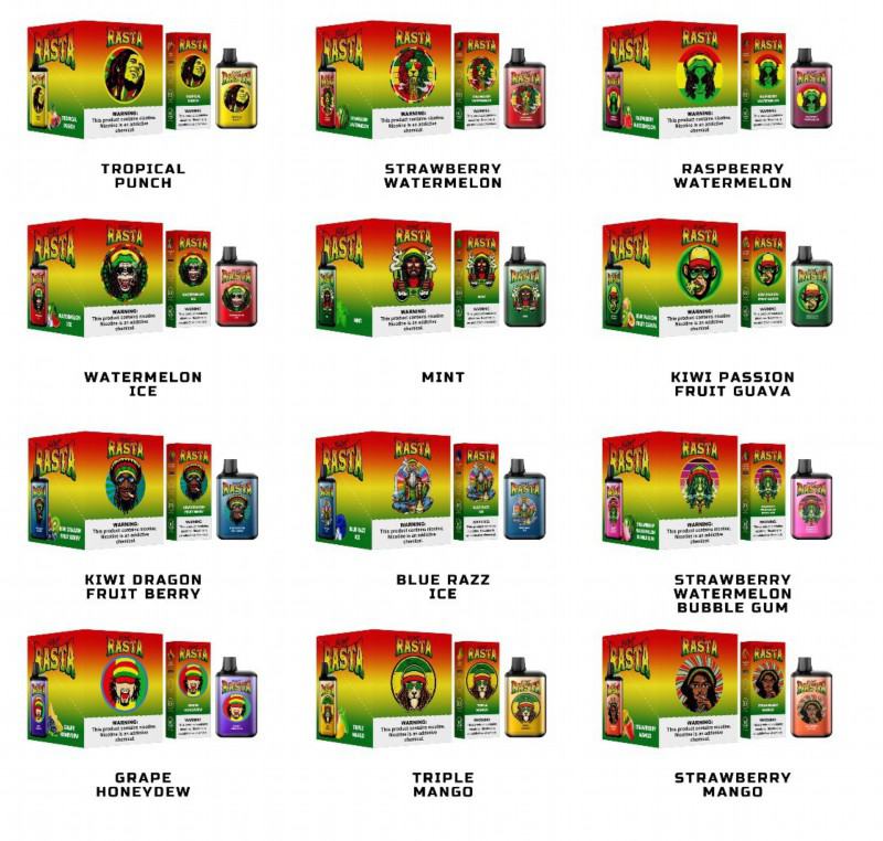 Vape Pen Ef & Bang/OEM/ODM R&m Rasta 6000 Puffs
