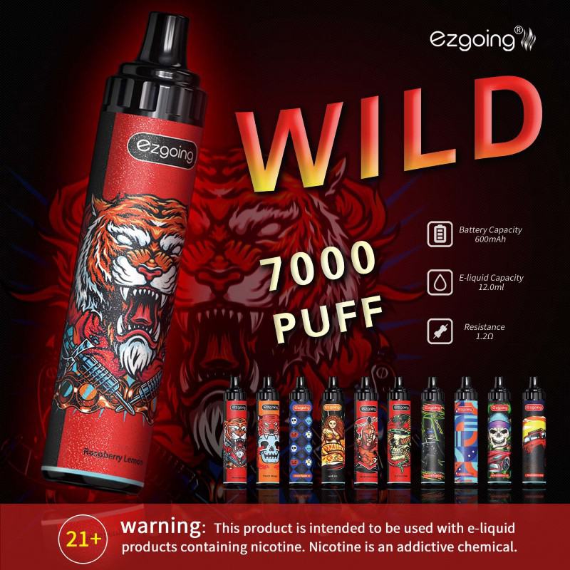 Ezgoing Ezgoing-049 Wild About 7000 Puffs Vape Big Puff Bars Plus