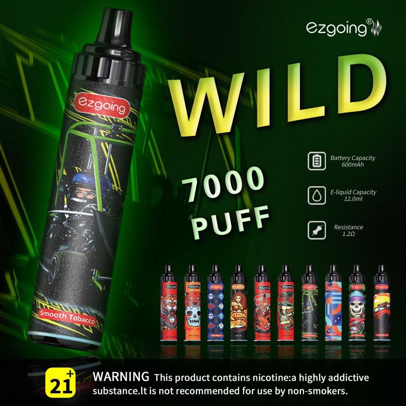 Ezgoing Ezgoing-049 Wild About 7000 Puffs Vape Big Puff Bars Plus