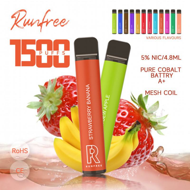Disposable Vape Pens Runfree Rf001 1500 Puffs